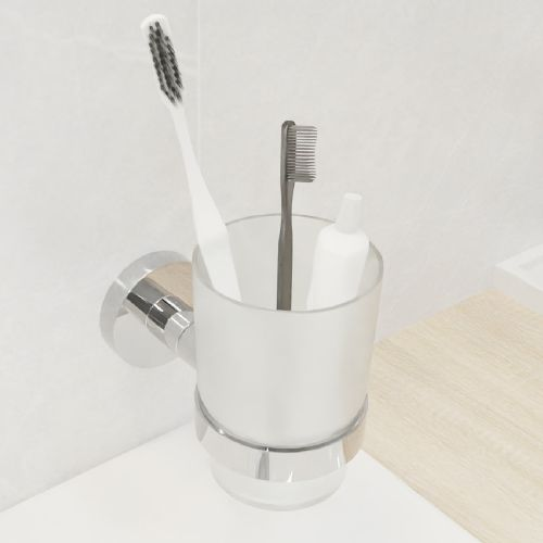 Подстаканник одинарный хром comfort chrome, детальное фото