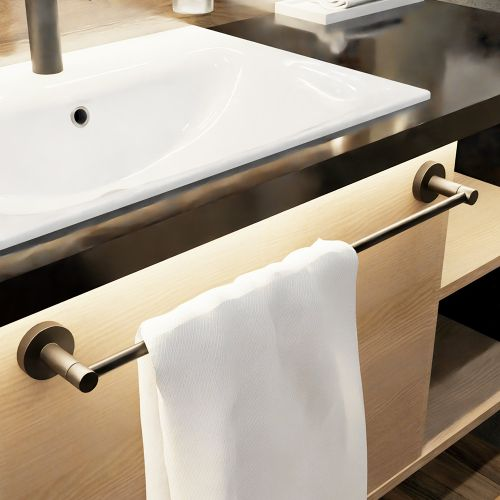 Полотенцедержатель трубчатый черный comfort black 62х5х7,5, фото