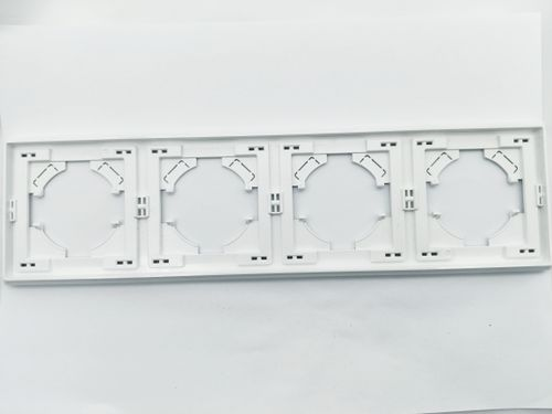 Рамка 4 поста ALTECH Encore белый, картинка