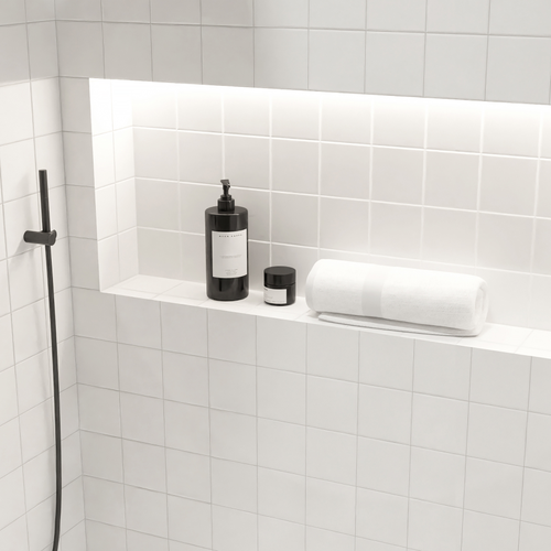 Плитка Нефрит Color Tile Soft белый 9,9х9,9 см 0,44 м2, фотография