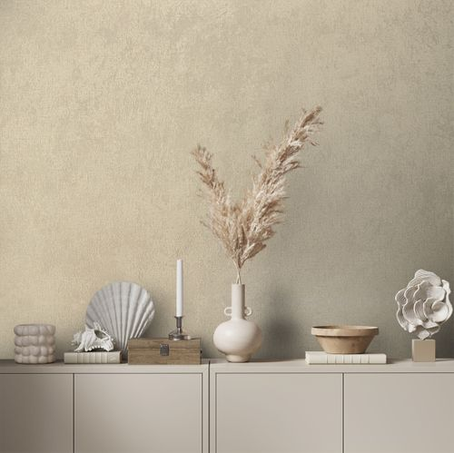 Виниловые обои WallSecret Bertalucci 8844-11 бежевые 1,06х10,05 м, фотография