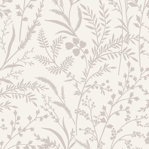Виниловые обои WallSecret Herbal 8977-11 бежевые 1,06х10,05 м, фотография