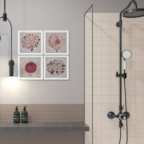 Плитка Нефрит Color Tile Soft бежевый 9,9х9,9 см 0,44 м2, крупный план