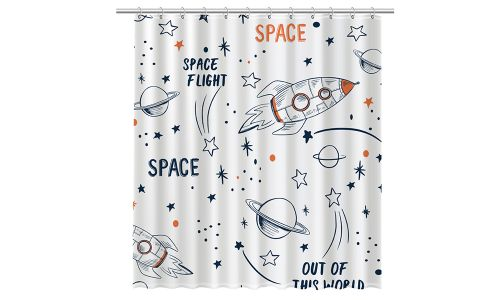 Шторка для ванной space 180х200 см, картинка