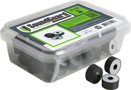 Шайба виброкомпенсирующая SoundGuard ВиброШайба 10х19 мм 50 шт/уп, изображение