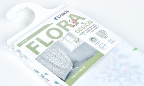 Шторка для ванной flora 180х200 см, вид