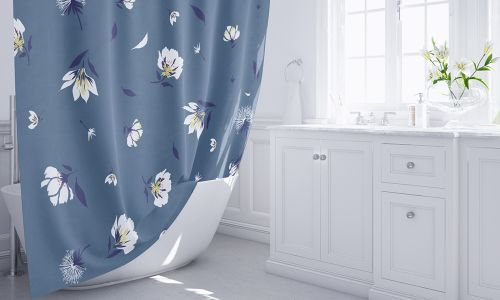 Шторка для ванной crocus 180х200 см, крупный план