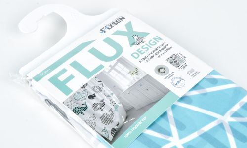 Шторка для ванной flux 180х200 см, картинка