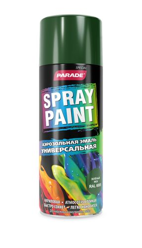 Эмаль аэрозольная PARADE SPRAY PAINT RAL 6005 Зеленый мох, картинка
