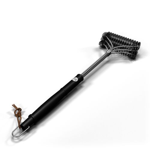 Щетка т-образная для чистки решеток 800 degrees triple head wide brass brush, детальное фото