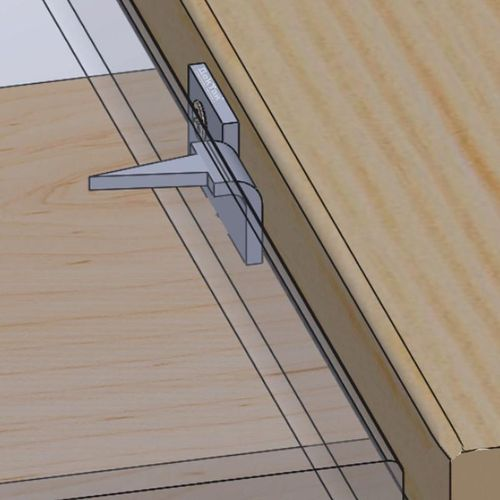 Крепежный ключ ДекТай 55x27x2 мм 25 шт, крупный план