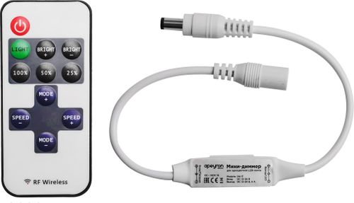 Диммер для светодиодной ленты Apeyron Electrics 04-10 72-144 Вт 12-24 В 6 А, крупный план