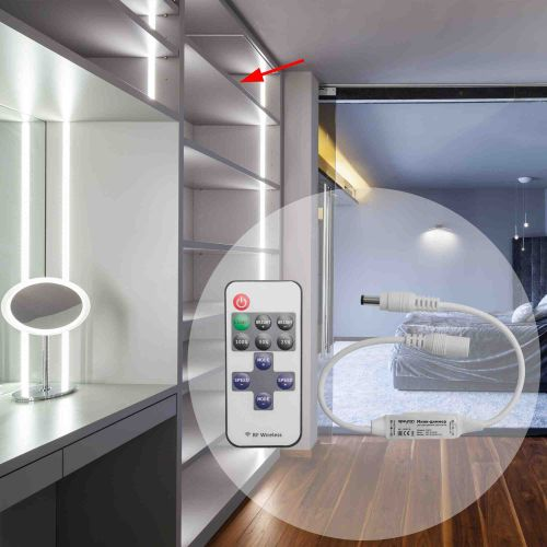 Диммер для светодиодной ленты Apeyron Electrics 04-10 72-144 Вт 12-24 В 6 А, картинка