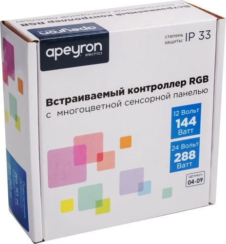 Контроллер для светодиодной ленты Apeyron Electrics 04-09 144-288 Вт 12-24 В, вид