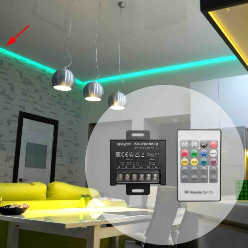 Контроллер для светодиодной ленты Apeyron Electrics 04-19 240-480 Вт 12-24 В, изображение