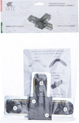 Коннектор для шинопровода ARTE Lamp A140006 11 см черный, картинка
