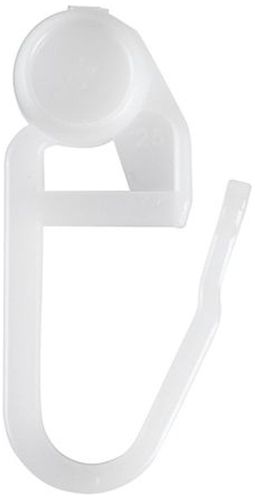 Крючки роликовые для штор LEGRAND белые 20 шт, фотография