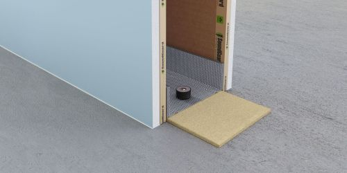 Лента виброизоляционная SoundGuard VibroTape 150, 20 м 150х3,5 мм 20 м.п, крупный план