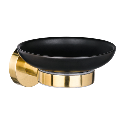Мыльница настенная Moroshka Oro Nero черный 1 шт, картинка