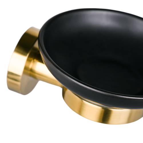 Мыльница настенная Moroshka Oro Nero черный 1 шт, вид