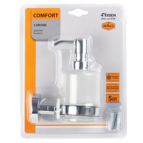 Дозатор жидкого мыла хром comfort chrome, изображение