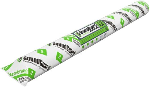 Звукоизоляционная мембрана SoundGuard Membrane 2.0 2500х1200х2 мм 3 м2, крупный план