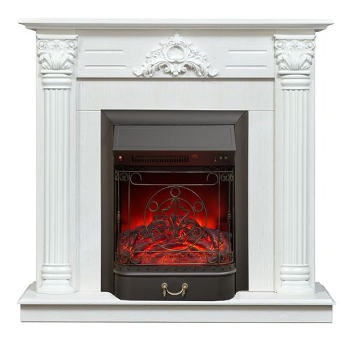 Каминокомплект STEFANIA STD/EUG WT-F614 + Majestic LUX BL, картинка