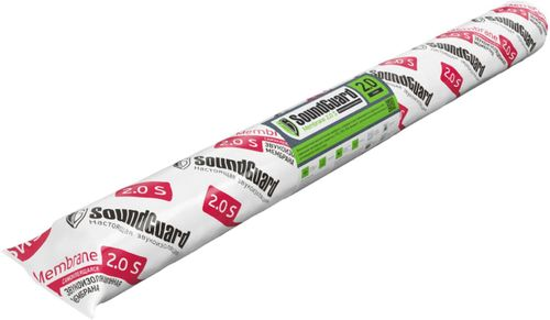 Звукоизоляционная мембрана SoundGuard Membrane 2.0 S 2500х1200х2 мм 3 м2, вид