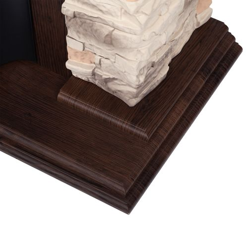 Каминокомплект ROCKWOOD STD NT-F316 + Majestic LUX BL, картинка