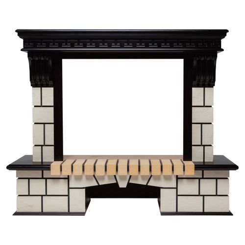 Каминокомплект STONE new 26/HL AO + MB BL, вид