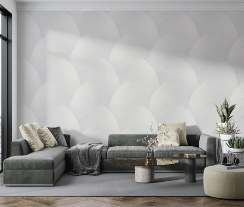 Виниловые обои WALLSECRET Singapur 9081-21 светло-серые 1,06х10,05 м, картинка