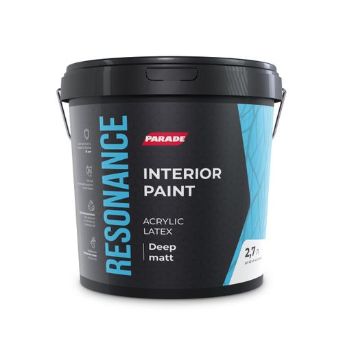 Краска интерьерная PARADE Resonance deep matt база А 2,7л, картинка