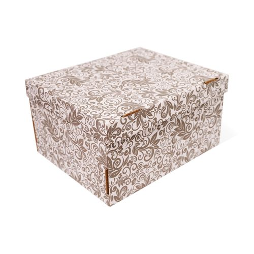 Коробка для хранения винтажный узор 320х260х170, вид
