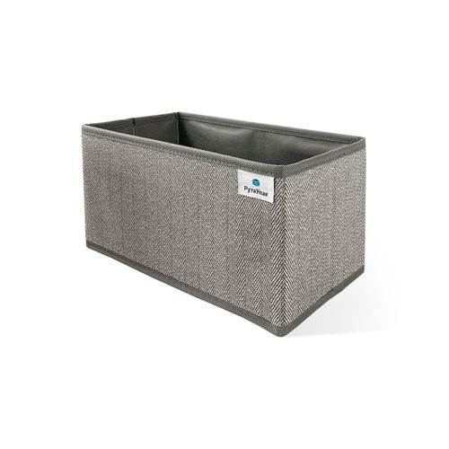 Коробка для хранения вещей серый 30x15x15, крупный план
