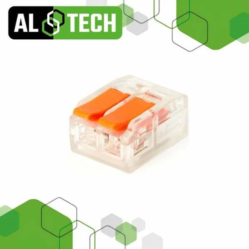 Клемма соединительная ALTECH LBB221-412 10 шт ZIP пакет, крупный план