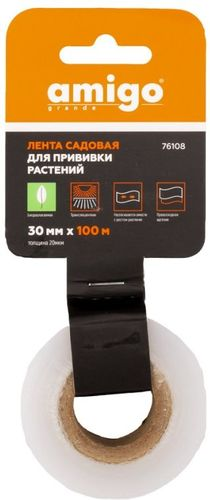Лента для прививки растений AMIGO 33 мм 100 м, детальное фото