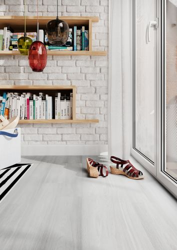 Ламинат Clic & Go Impulse Дуб французский серый 33 класс 8 мм 1,596 м², крупный план
