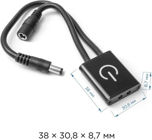 Выключатель для светодиодной ленты Apeyron Electrics 04-07 72-144 Вт 12-24 В 6 А, крупный план