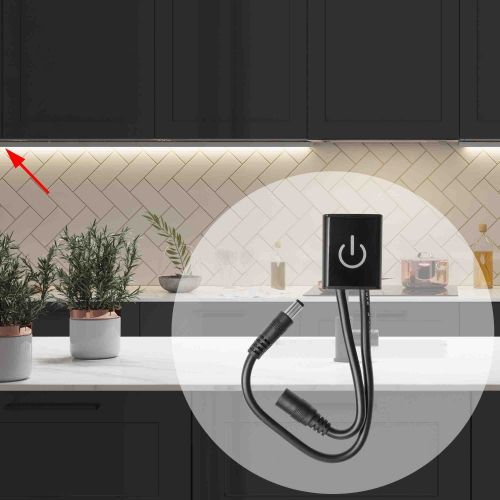 Выключатель для светодиодной ленты Apeyron Electrics 04-07 72-144 Вт 12-24 В 6 А, детальное фото