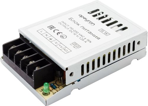 Блок питания для светодиодной ленты Apeyron Electrics 03-01 15 Вт 12 В 1,25 А, детальное фото