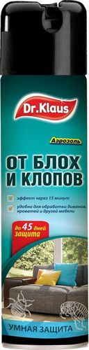 Средство от клопов блох и других насекомых Dr.Klaus аэрозоль 250 мл, детальное фото