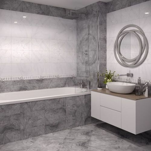 Декор Gracia Ceramica Милана светлая 25X40 см 1, фото