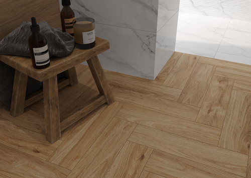 Керамогранит Gracia Ceramica Oslo бежевый 12,5X50 см 0,88 м², изображение