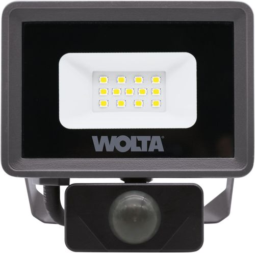 Светодиодный прожектор Wolta WFL-10W/06S 10Вт 5700K IP65 900 Лм с датчиком, изображение
