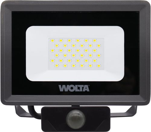 Светодиодный прожектор Wolta WFL-30W/06S 30Вт 5700K IP65 2700 Лм с датчиком, детальное фото
