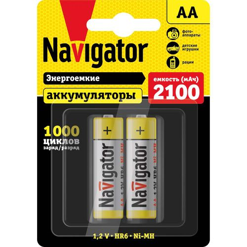 Аккумулятор Navigator AA, 2100 (мАч), изображение