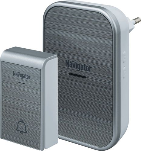 Звонок электрический Navigator 80 507 серебристый, картинка