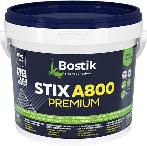 Клей BOSTIK STIX A800 напольные покрытия 6 кг, крупный план