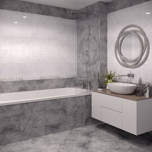 Плитка Gracia Ceramica Милана Светлая 25X40 см 1,4 м², крупный план