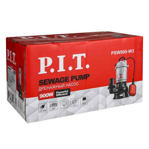 Насос фекальный P.I.T. PSW900-W3 900Вт 18 м, фото